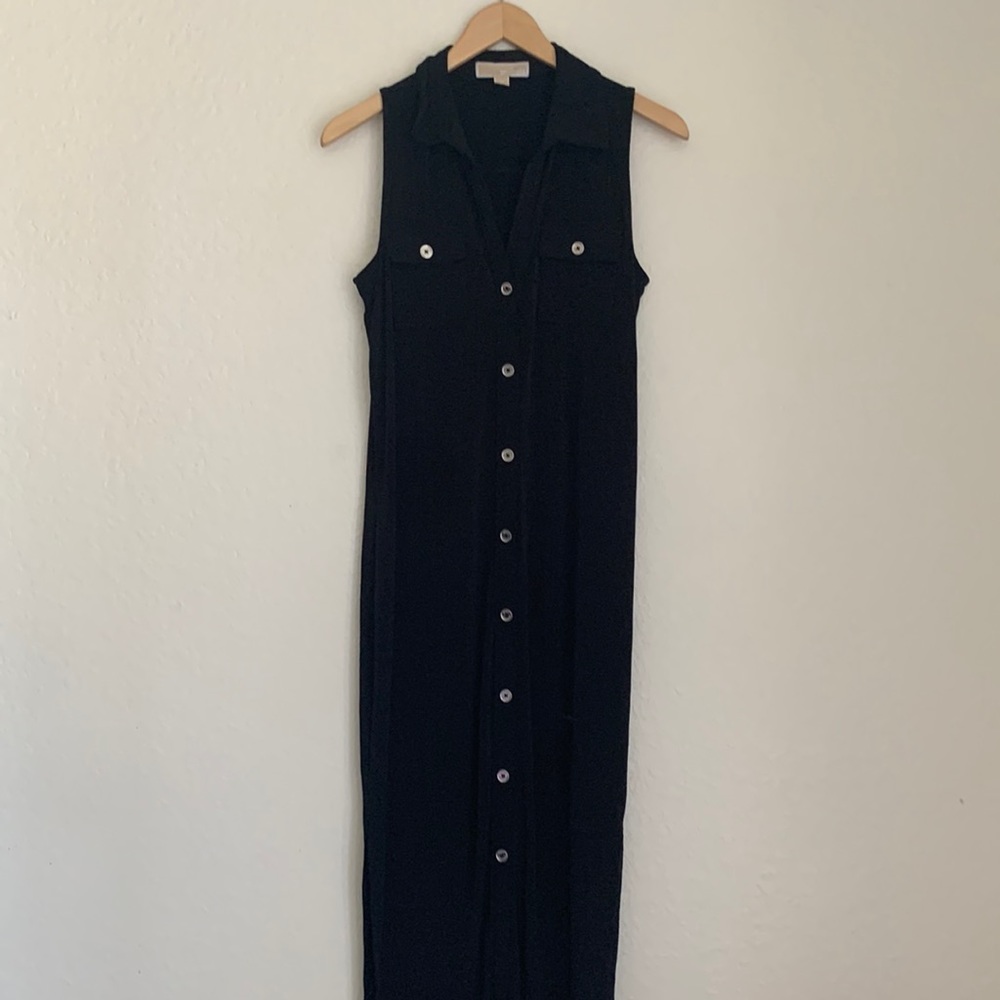 Long black maxi dress